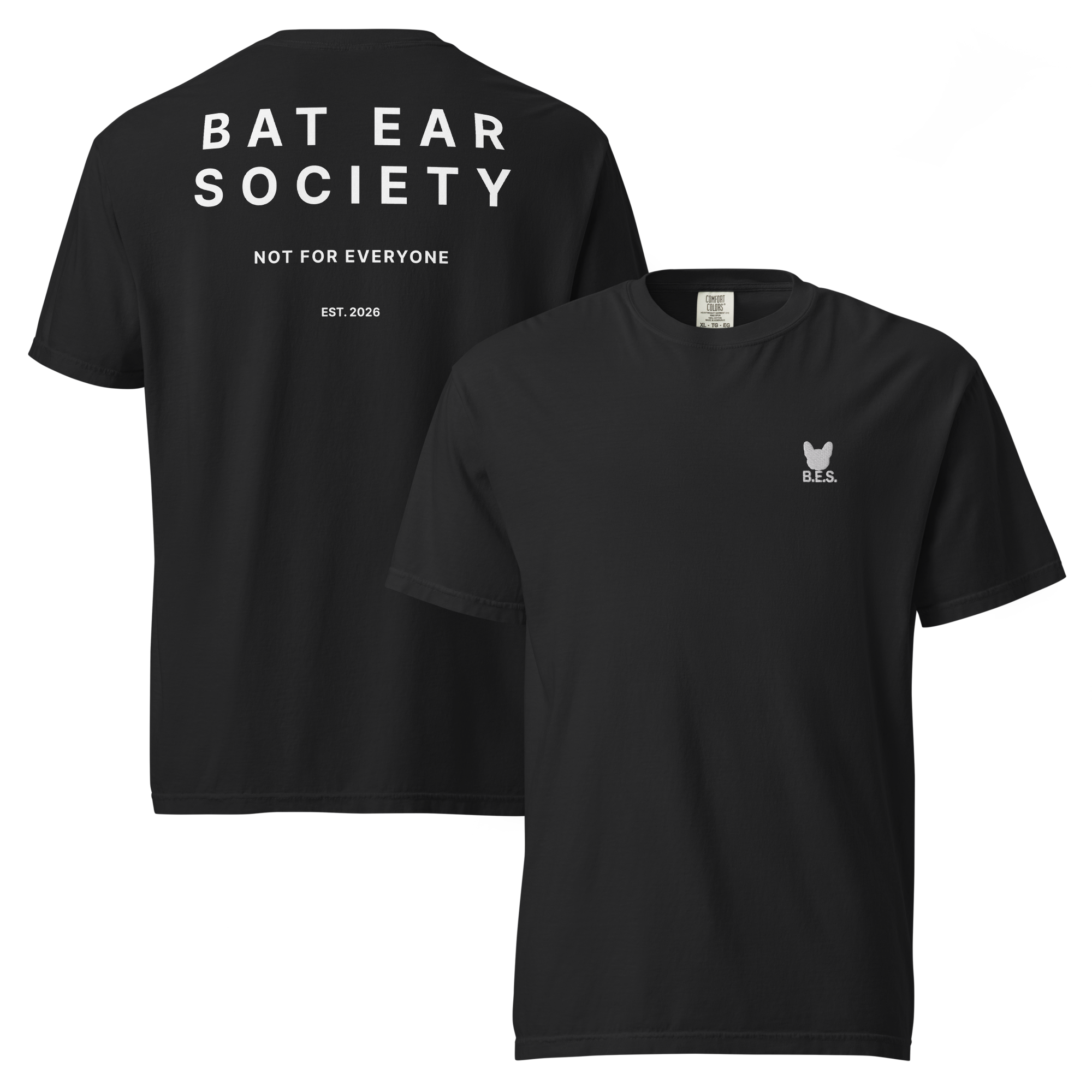 B.E.S. Signature Logo Tee mit Backprint
