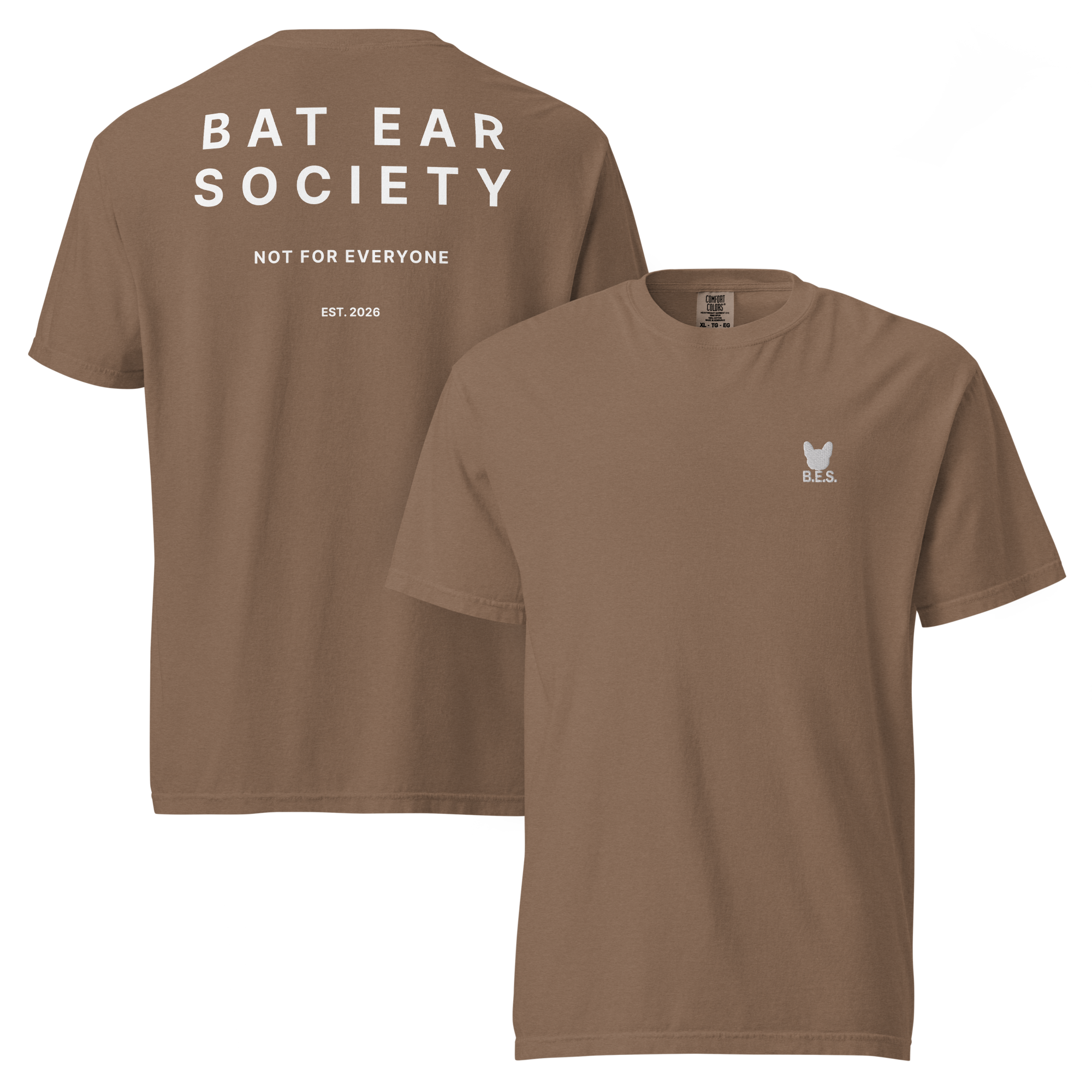 B.E.S. Signature Logo Tee mit Backprint