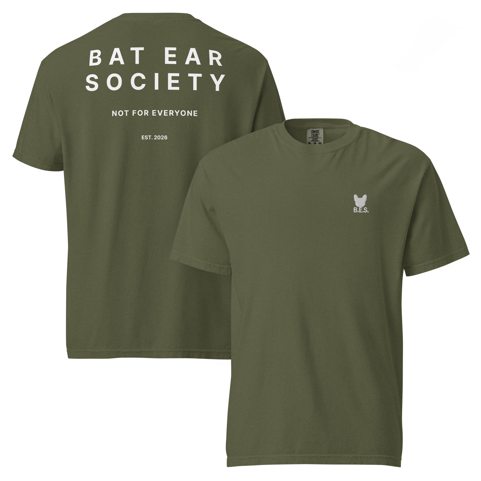 B.E.S. Signature Logo Tee mit Backprint