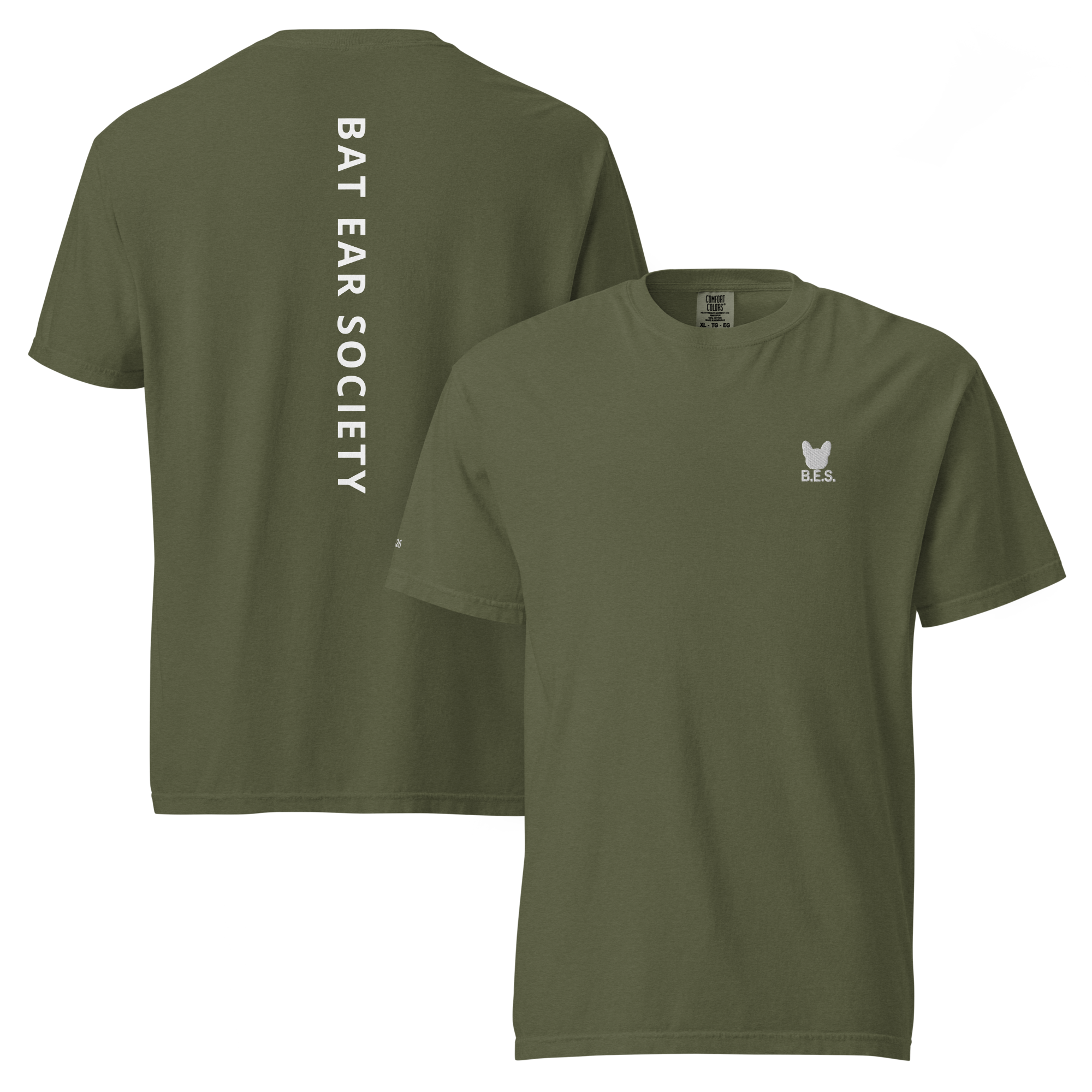 B.E.S. Signature Logo Tee mit Backprint