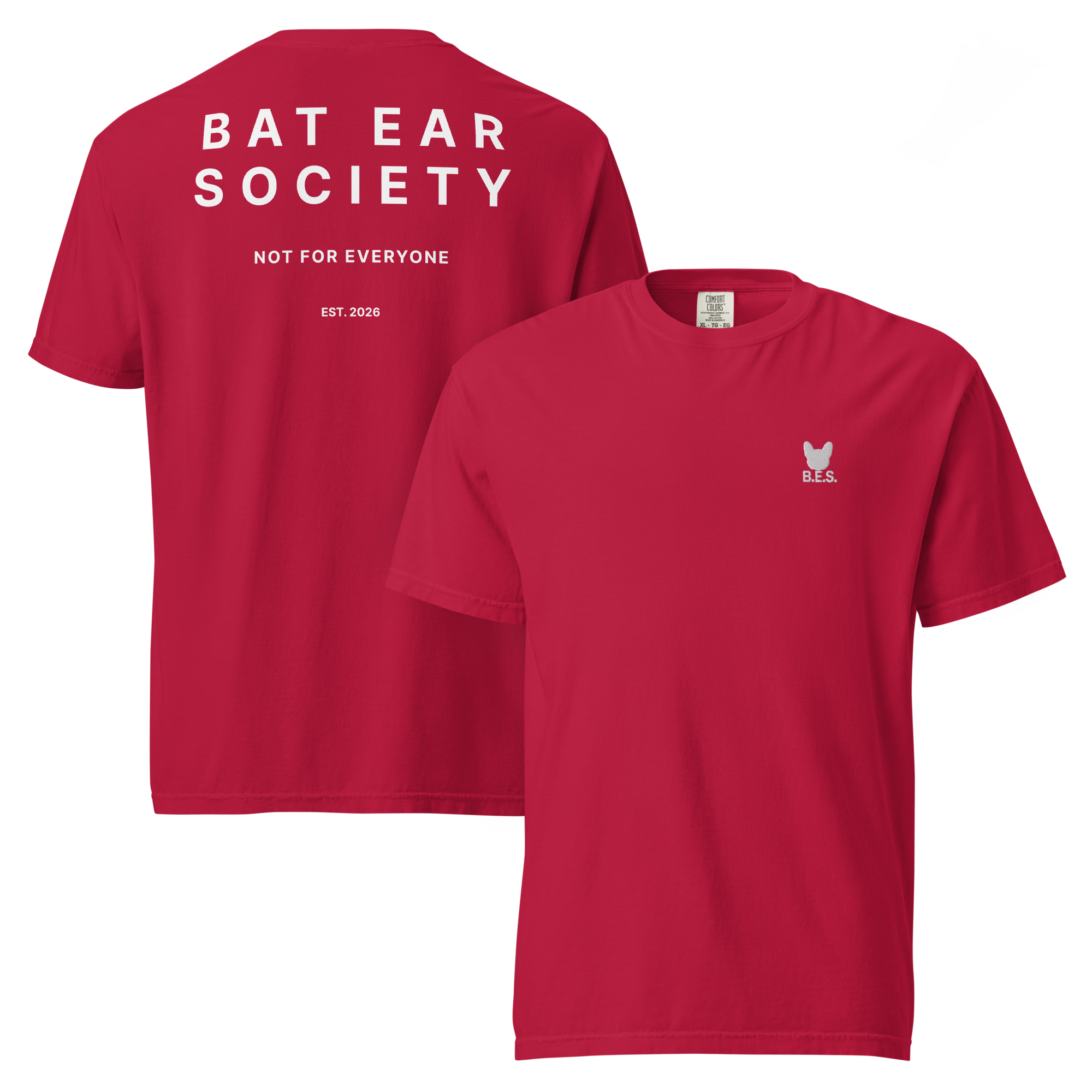 B.E.S. Signature Logo Tee mit Backprint
