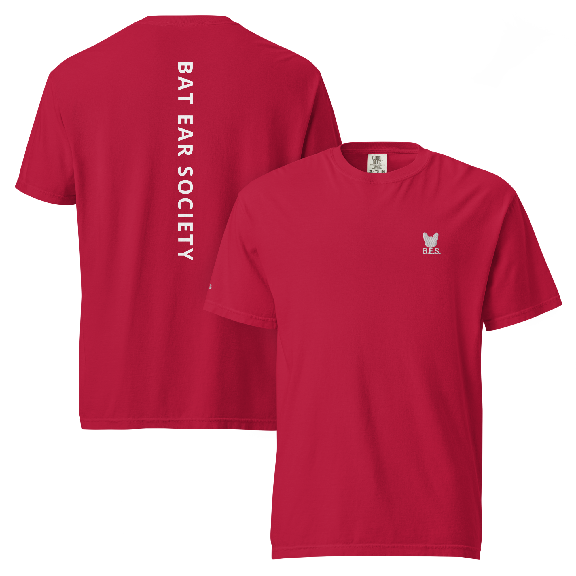 B.E.S. Signature Logo Tee mit Backprint