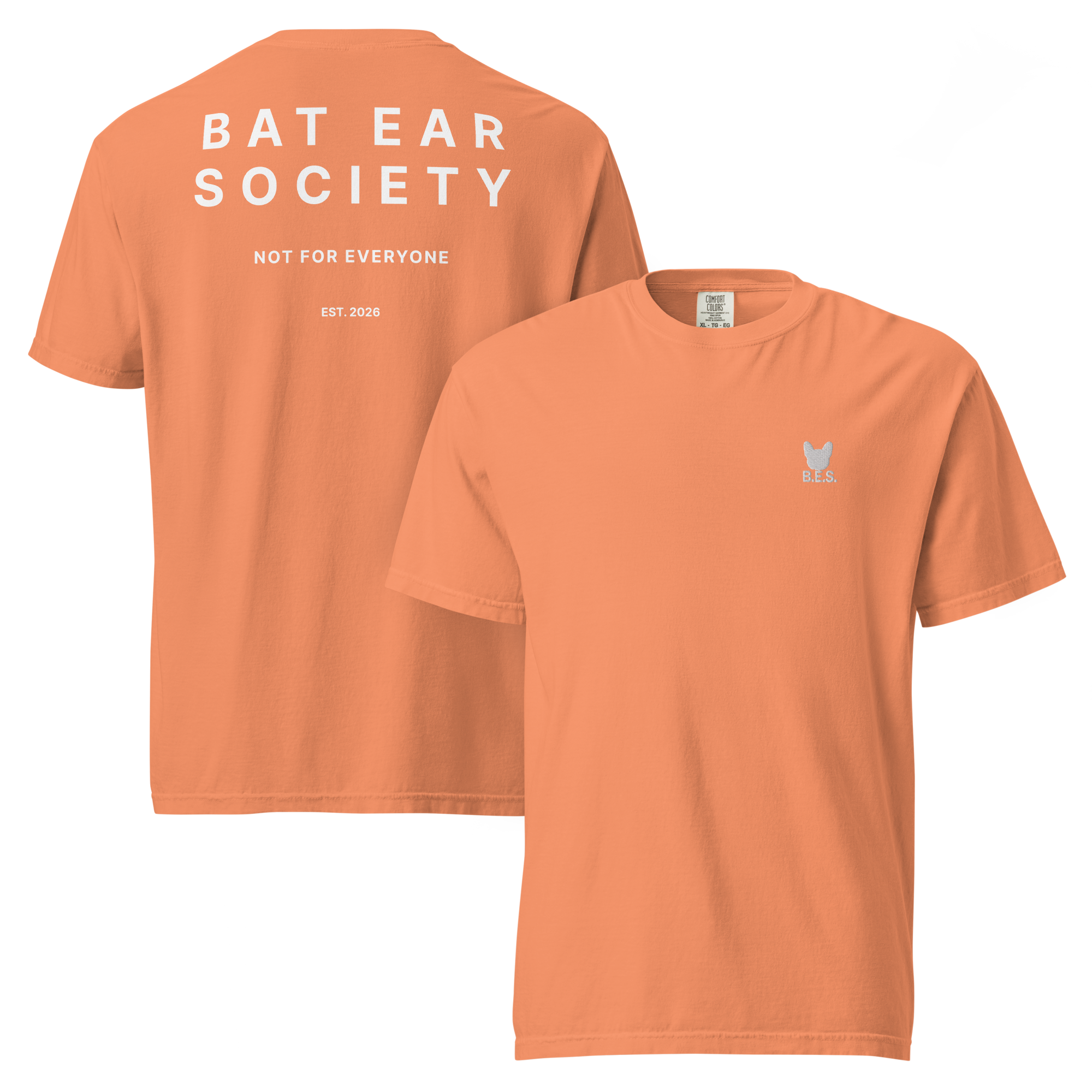 B.E.S. Signature Logo Tee mit Backprint