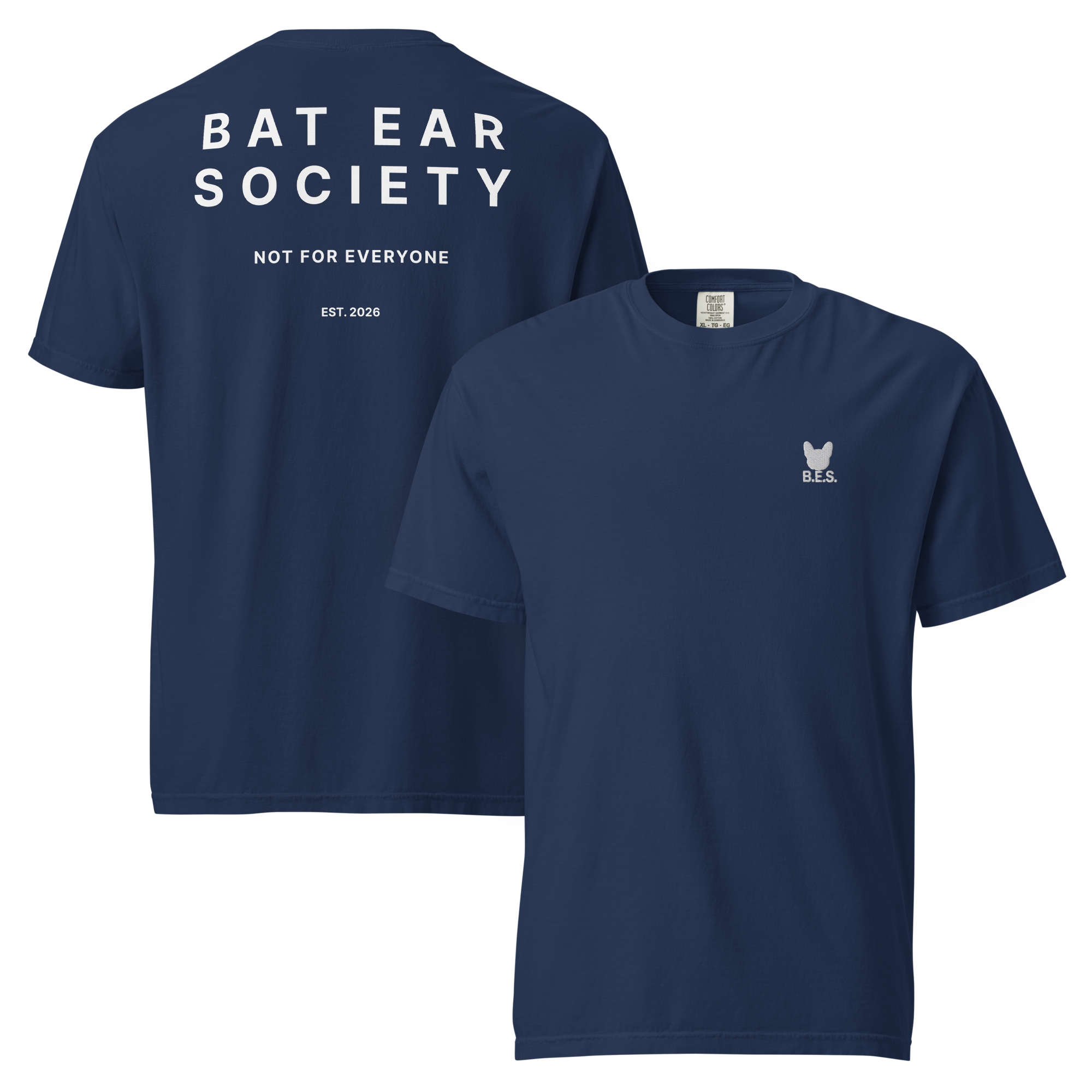 B.E.S. Signature Logo Tee mit Backprint