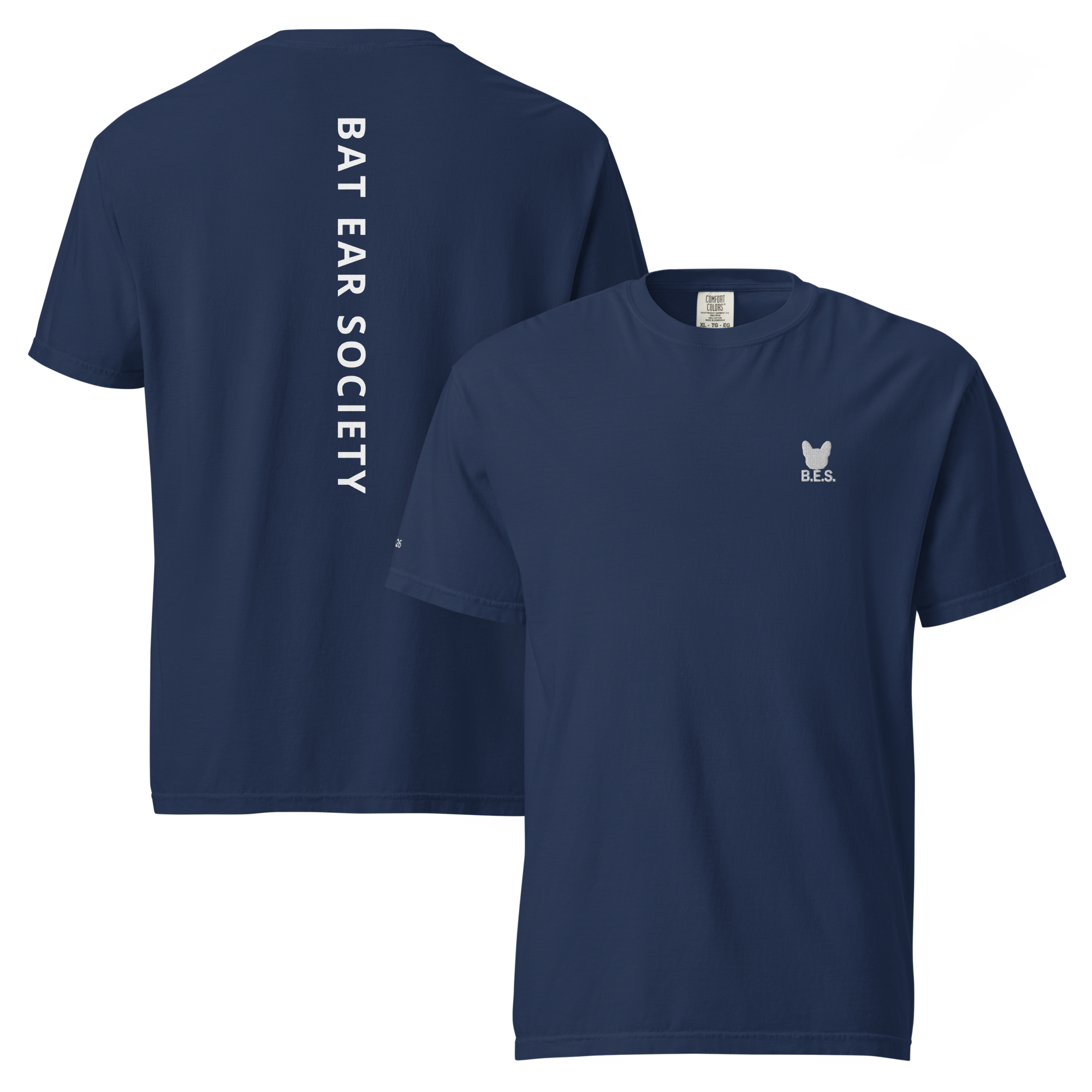 B.E.S. Signature Logo Tee mit Backprint